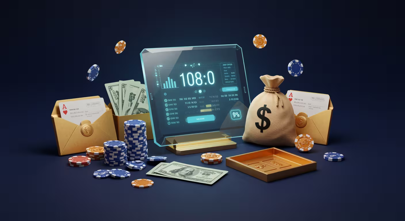 Strategy board with Betkare casino chips